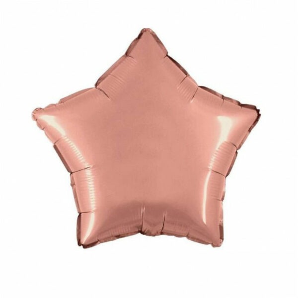 Palloncino Mylar Stella Rosa Antico 18"45 cm*