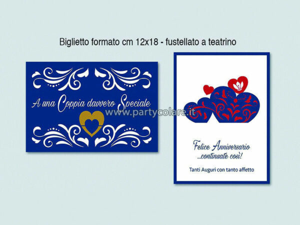Biglietto Auguri Pop-Up 12x18 cm A una Coppia Speciale *