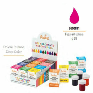GEL COLORANTE DECORA FUCSIA 28 G *