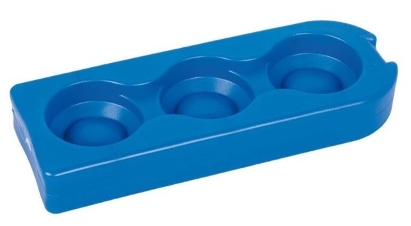 Panetto Ghiaccio con 3 scomparti per Lattine 28x10x4 cm - 650 grammi