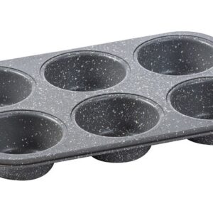 Stampo Maxi Muffin Marmorizzato 6 cavità 31,5×21 cm altezza 3 cm*