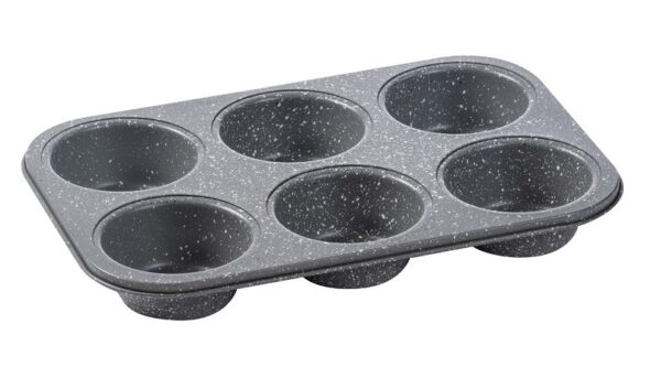 Stampo Maxi Muffin Marmorizzato 6 cavità 31,5x21 cm altezza 3 cm*