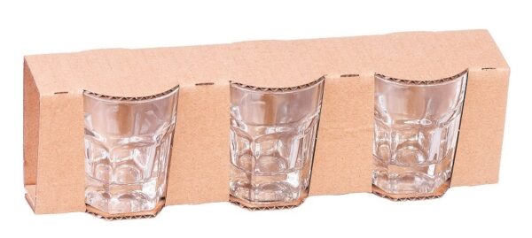 Set 3 Bicchieri in Vetro 5 cl *