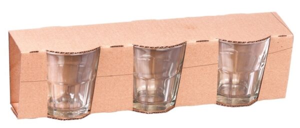 Set 3 Bicchieri in Vetro 12,5 cl *