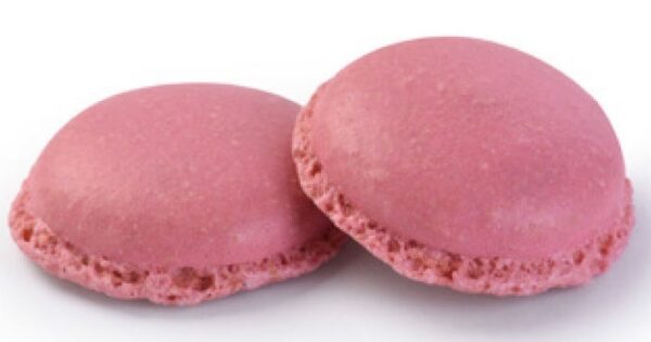 8 Macarons diametro 3,5 cm Rosa - 4 coppie *