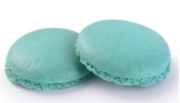 8 Macarons diametro 3,5 cm Azzurro - 4 coppie *