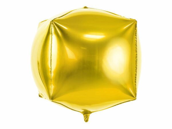 Palloncino Mylar Cubo 14'' 35x35x35 cm Oro *