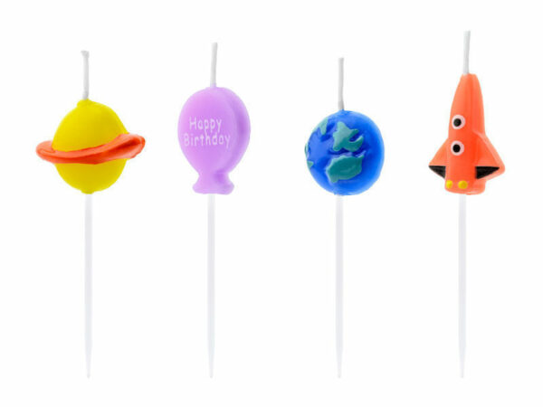 Candeline Spazio Mix 4 pz *