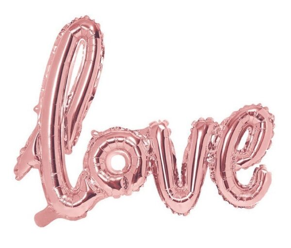 Palloncino Super Shape 73x59 cm Rosa Antico scritta Love*
