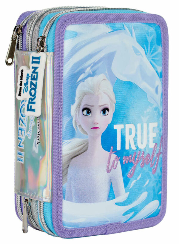 Astuccio Scuola 3 Zip Frozen