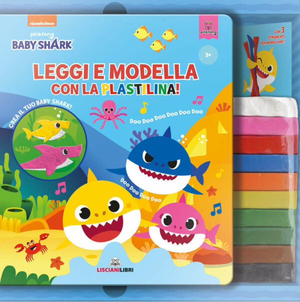 Baby Shark - Leggi e Modella con la Plastilina*