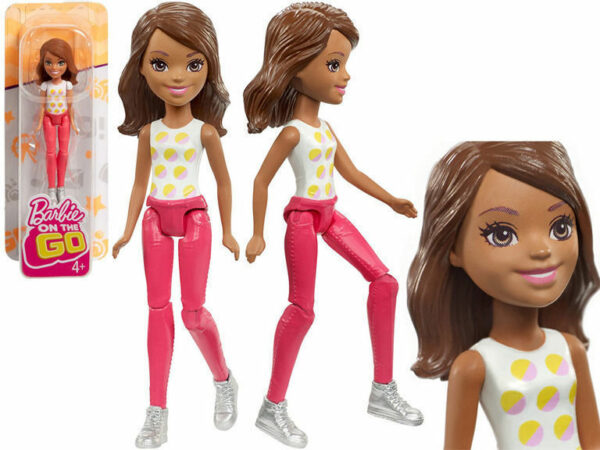 Barbie On The Go - Bambola Movibile 10 cm *