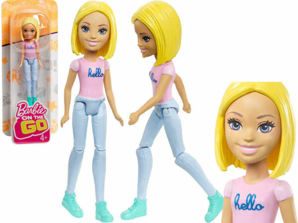 Barbie On The Go - Bambola Movibile 10 cm *