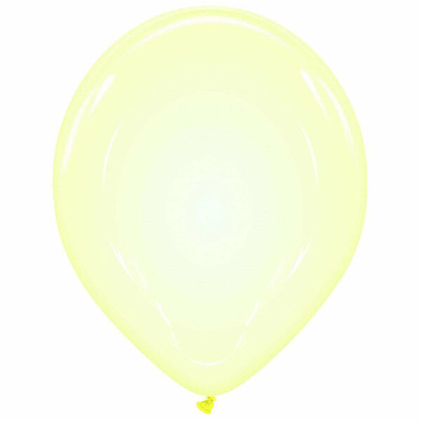 Palloncini in lattice 13'' 33 cm Giallo Sapone 100 pz