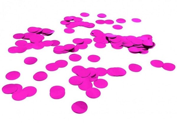 Coriandoli 1,5 cm in Mylar 15 grammi Metal Magenta*