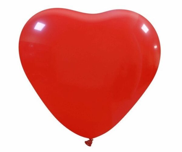Palloncini in lattice 6'' 15 cm Rossi a forma di cuore 100 pz*