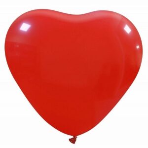 Palloncini in lattice 10” 26 cm Rosso a forma di Cuore 100 pz*