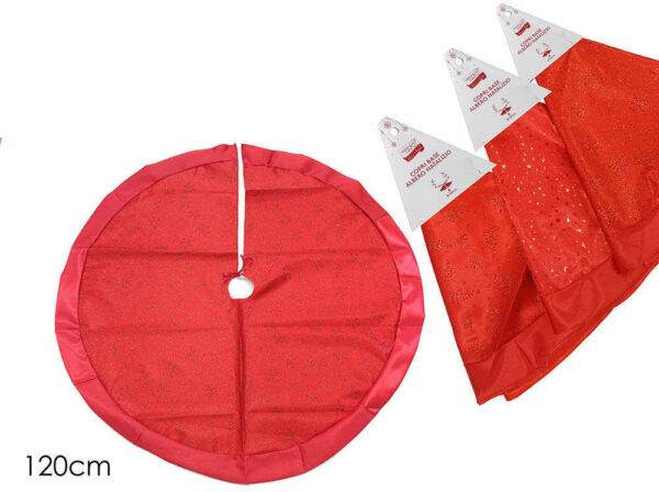 Copribase Albero diametro 120 cm Rosso *
