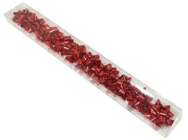 Set 10 Coccarde in PVC da 5 cm - colore Rosso *