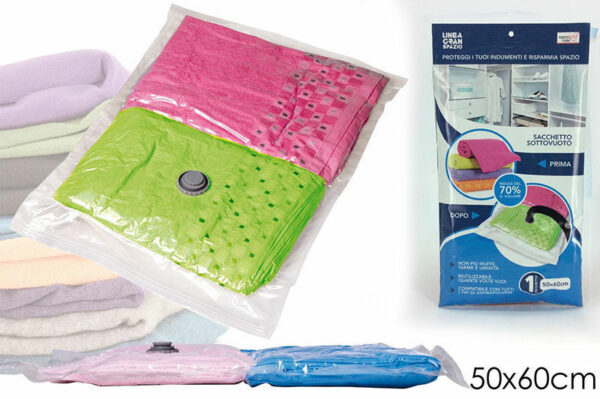 Sacchetto Sottovuoto per Abbigliamento 50x60 cm *