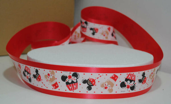 Nastro Girotorta Topolino Rosso 4,5 cm x 2 mt*