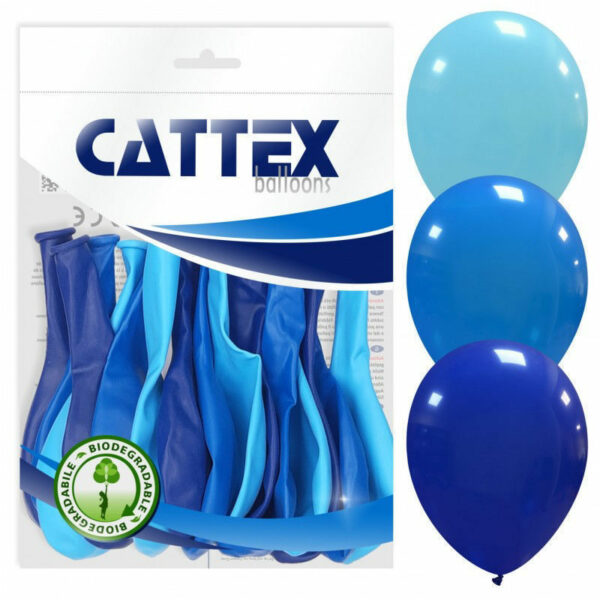 Palloncini in lattice 12'' 30 cm Blu e Celeste 20 pezzi *