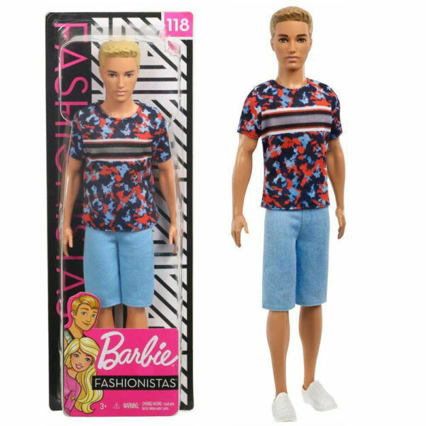 Barbie Bambola Ken 30 cm Fashionistas - 118 *