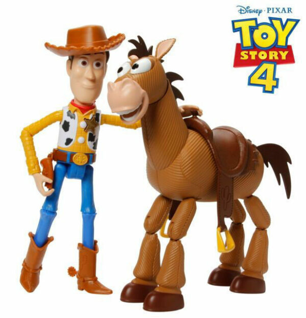 Mattel Personaggio Toy Story 4 Woody e Bullseye *