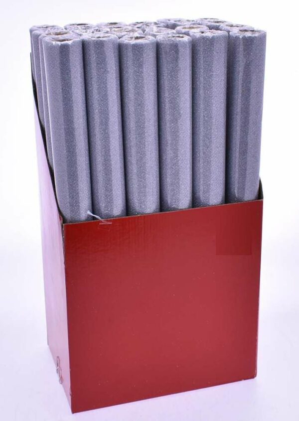 Nastro Runner Natalizio Argento altezza 48 cm lunghezza 2,7 metri*