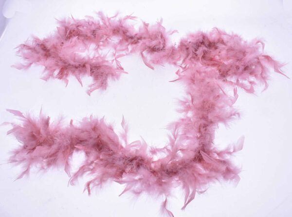 Boa Piumato 30 grammi Rosa Antico 160 cm *