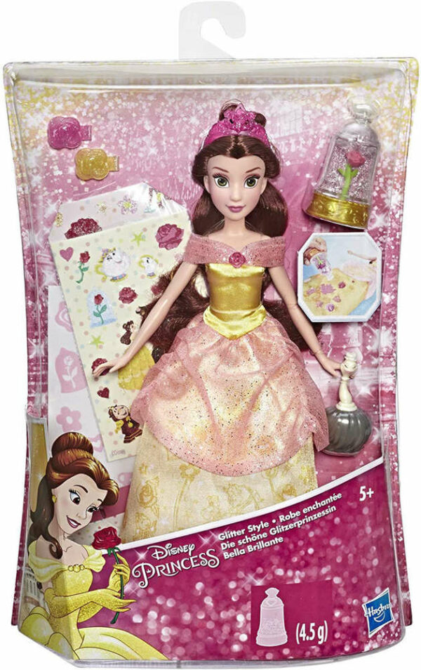 Bambola Disney Principessa Bella Glitter *
