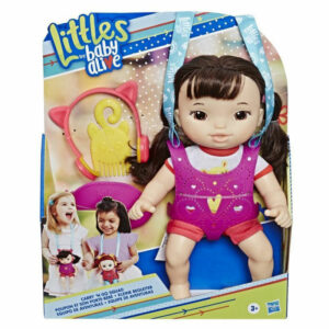 Bambola Baby Alive Little Carry and Go Squad castana *