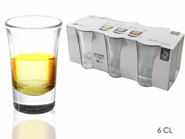 Set 6 Bicchierini Trasparenti 6 cl *