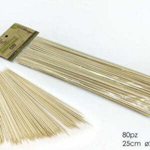Spiedini in Bamboo 25 cm 80 pezzi *