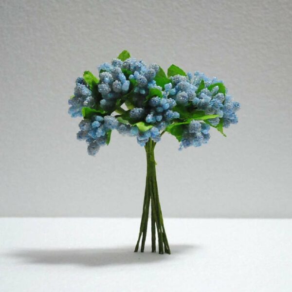 Pignetta Brillantino Blu 12 pezzi *