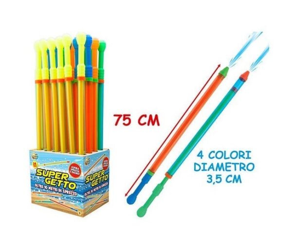 1 Siringone 75 cm supergetto d'acqua Colori assortiti