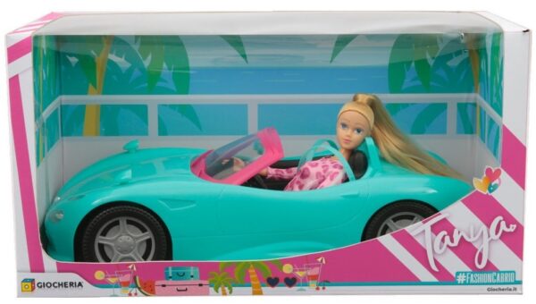 Bambola Tanya con auto cabrio *