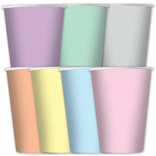 Bicchieri 200 cc Soft Rainbow 8 pezzi *