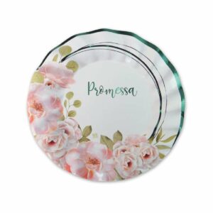 Piatti in carta 20 cm Promessa Floral 8 pezzi *