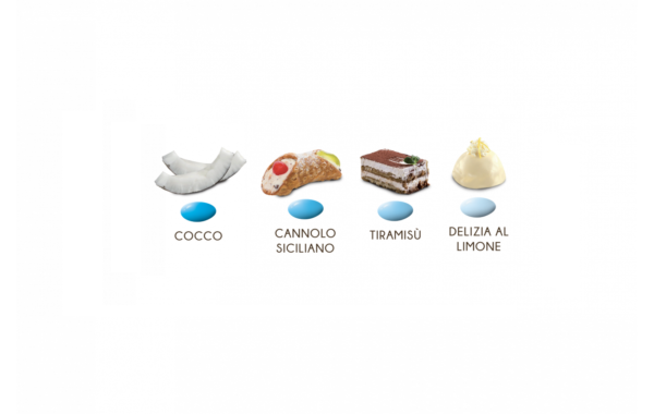 Confetti Maxtris Sfumati Azzurro Ripieni 1 Kg - immagine 2