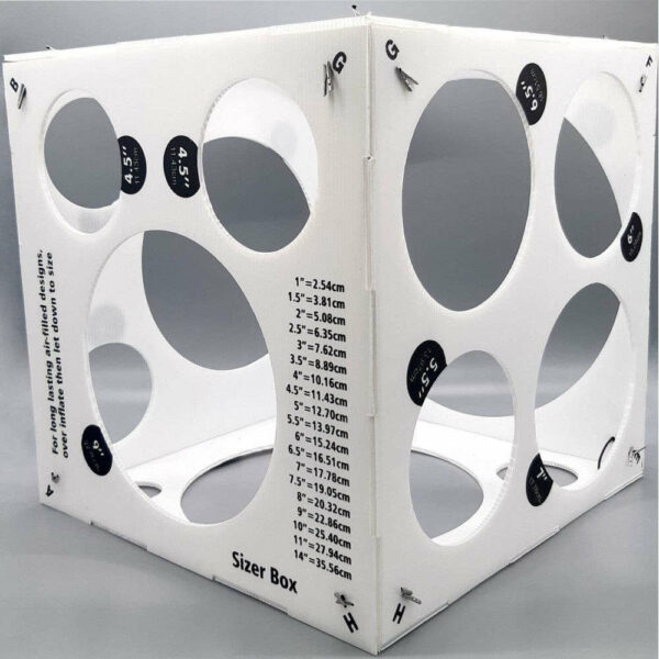 Cubo Balloon Sizer da 3'' a 14'' *