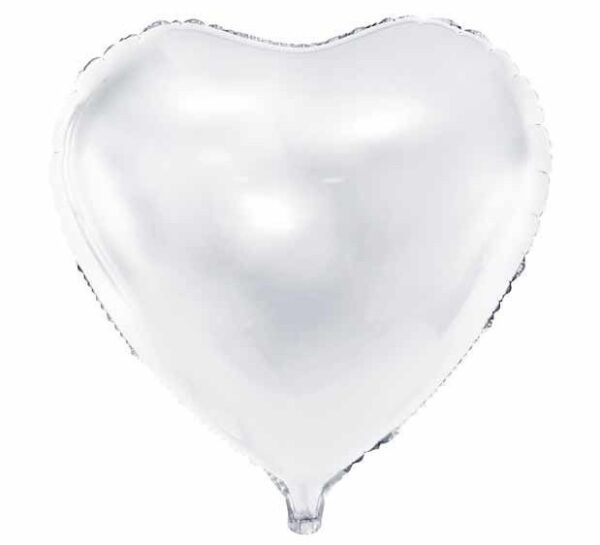 Palloncino Mylar 18'' 45 cm Cuore Argento *