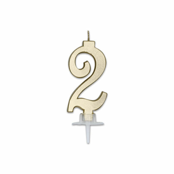 Candela Italic Metal Oro numero 2 *