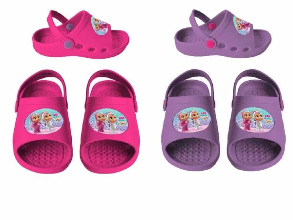 Ciabatte Estive Sabot aperte Cry Babies taglia 24/25 *