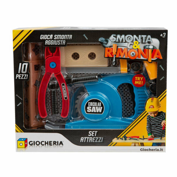 Smonta e Rimonta Set Attrezzi 10 pezzi *