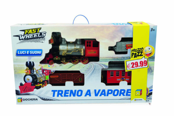 Treno a Vapore Luci e Suoni *