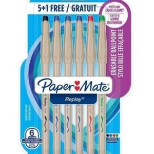Blister Penne Replay colori assortiti 6 pezzi *