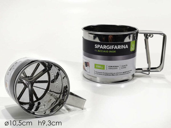 Spargifarina in acciaio Inox 250 grammi *