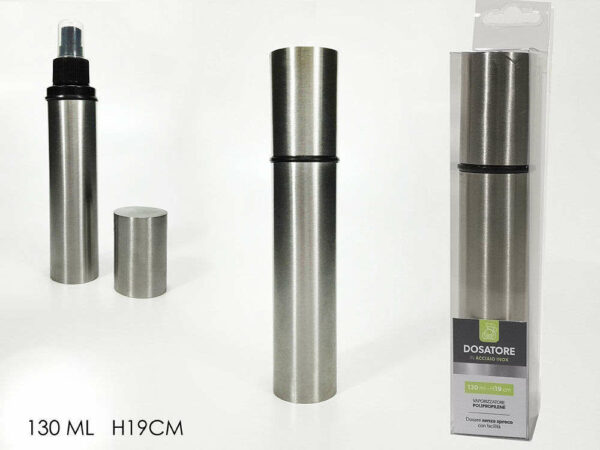 Dosatore in acciaio inox  - Vaporizzatore Olio o Aceto 130 ml *