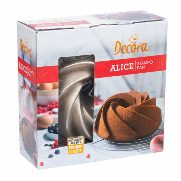 Stampo Alice in alluminio profuso diametro 24 cm altezza 9 cm *